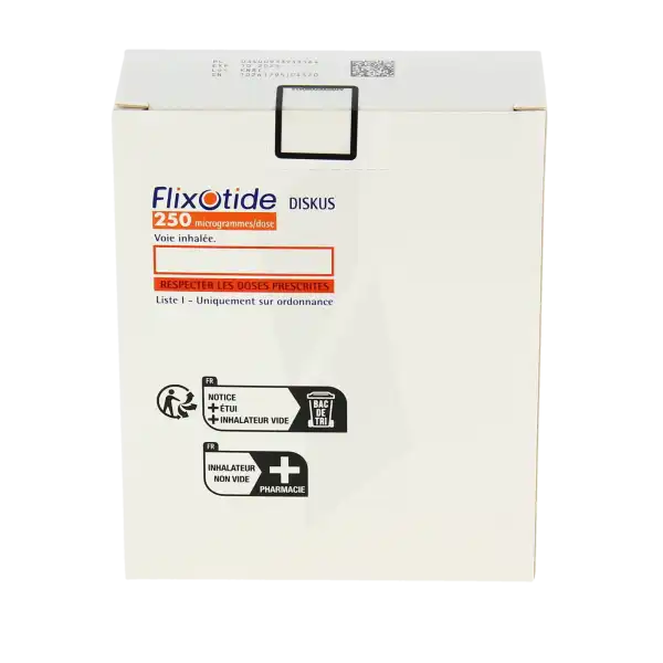 Flixotide Diskus 250 Microgrammes/dose, Poudre Pour Inhalation En Récipient Unidose