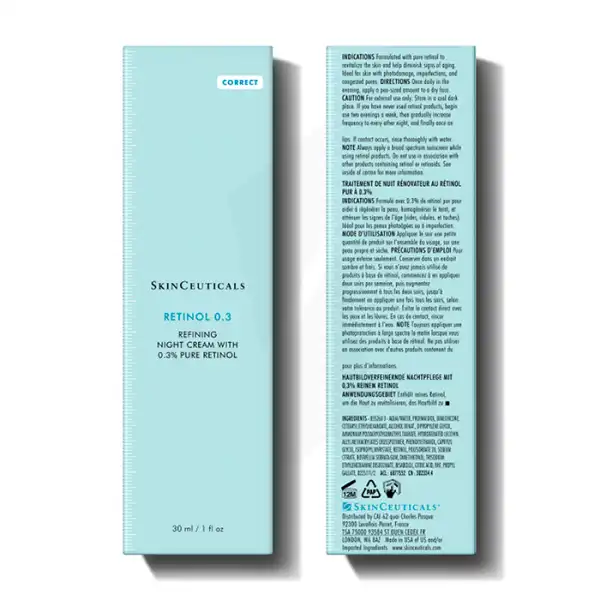 Skinceuticals Retinol Correct Soin Retinol 0 3 Tube/30ml