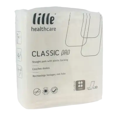 Lille Pad Couche Droite Intraversable Maxi Sachet/30 à Le Teich