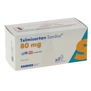 Telmisartan Sandoz 80 Mg, Comprimé