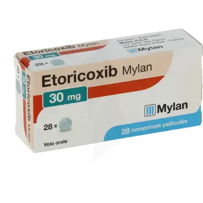 ETORICOXIB VIATRIS 30 mg, comprimé pelliculé