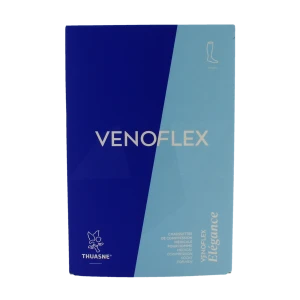 Venoflex Elegance 2 Chaussette Maille Côtelée Homme Marine Taille 1n