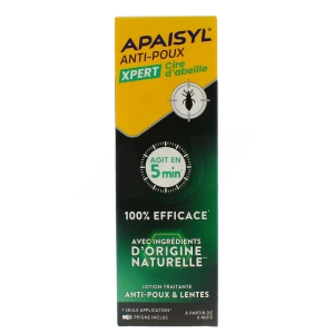 Apaisyl Anti-poux Xpert Cire D'abeille Lotion Falcon De 100 Ml