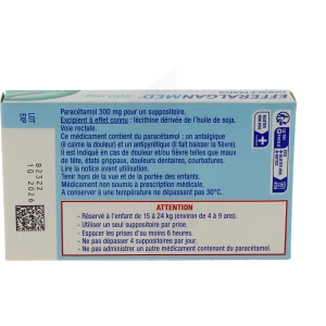 Efferalganmed 300 Mg, Suppositoire