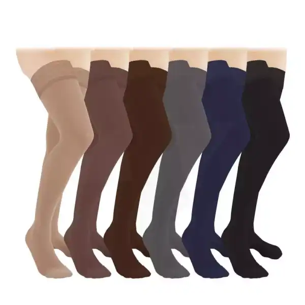 Veinax Microtrans Classe 2 Bas Auto-fixant Noir Taille 3 Normal Cuisse -