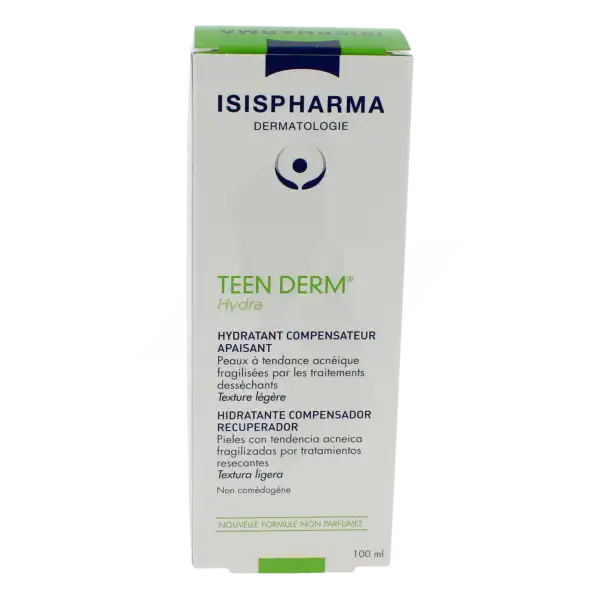 Teen Derm Hydra Fluide Hydratant Compensateur Apaisant T/100ml