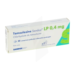 Tamsulosine Sandoz Lp 0,4 Mg, Comprimé Pelliculé à Libération Prolongée
