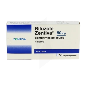 Riluzole Zentiva 50 Mg, Comprimé Pelliculé