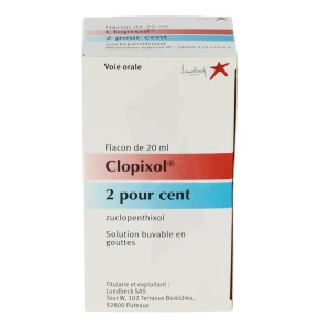 Clopixol 2 Pour Cent, Solution Buvable En Gouttes