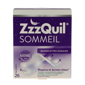 Zzzquil Sommeil Bandlette Nasal Boîte De 26