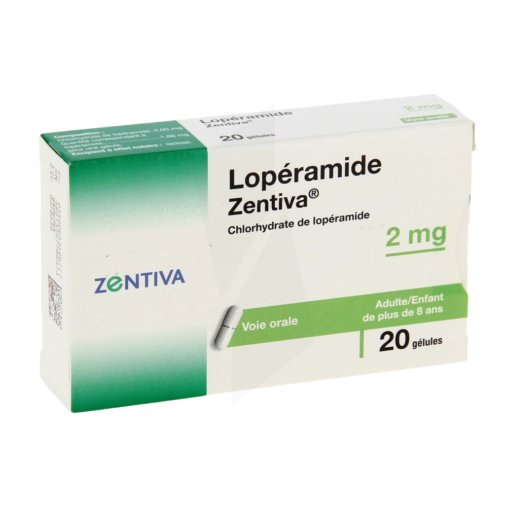 Loperamide Zentiva 2 Mg, Gélule