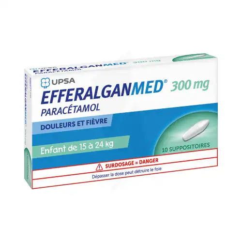 Efferalganmed 300 Mg, Suppositoire
