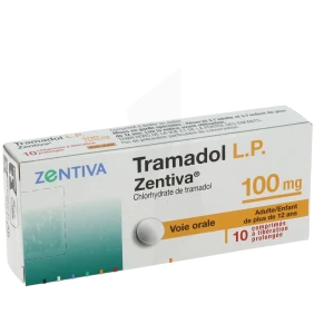 Tramadol Zentiva Lp 100 Mg, Comprimé à Libération Prolongée