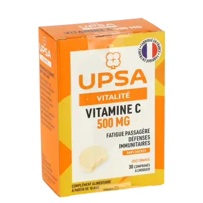 Upsa Vitamine C 500 Comprimés à Croquer 2t/15 à JACOU