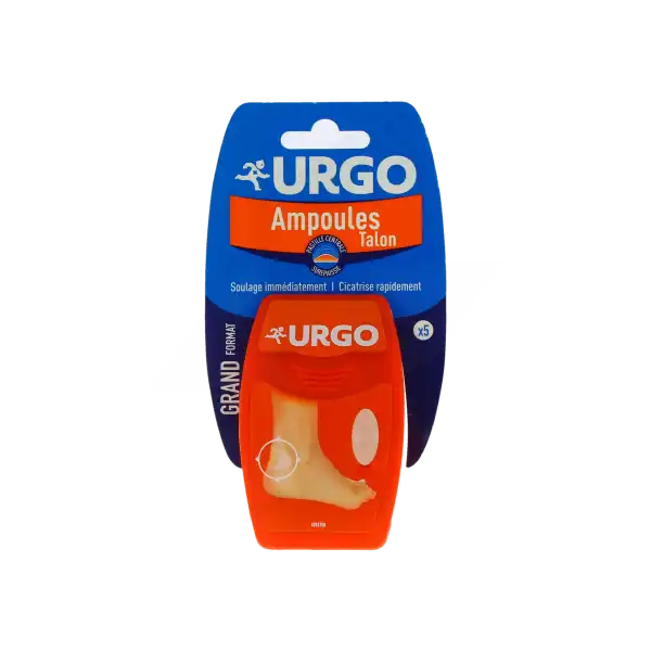 Urgo Ampoule Pansement Seconde Peau Talon Boîte De 5