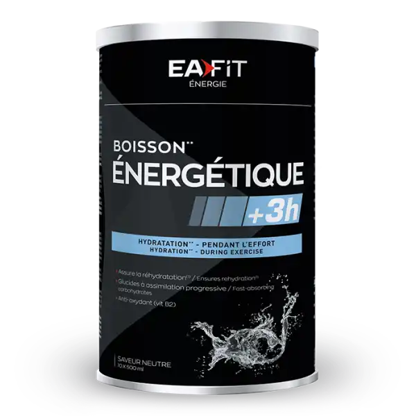 Eafit Energie Poudre Pour Boisson énergétique +3h Neutre Pot/500g