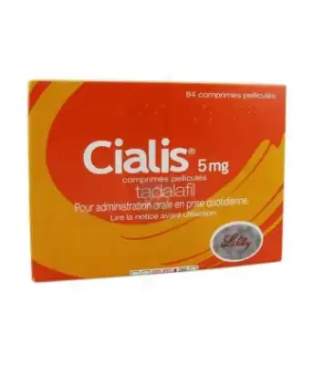 CIALIS 5 mg, comprimé pelliculé