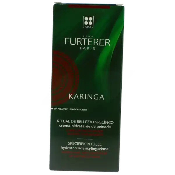 René Furterer Karinga Crème Hydratante Coiffante Sans Rinçage Tube De 150 Ml