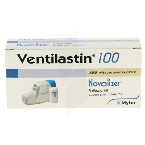 Ventilastin Novolizer 100 Microgrammes/dose, Poudre Pour Inhalation