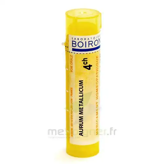 Boiron Aurum Metallicum 4ch Granules Tube De 4g