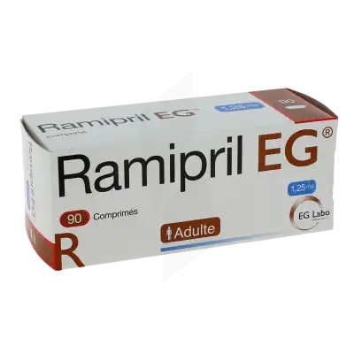 RAMIPRIL EG 1,25 mg, comprimé