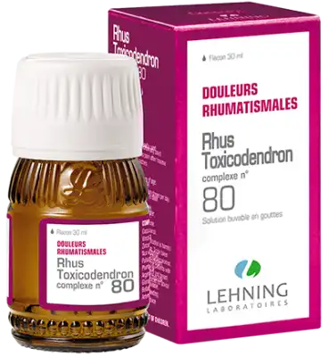 Lehning Complexe Rhus Toxicodendron N° 80 Solution Buvable Fl/30ml à CHAMPAGNOLE