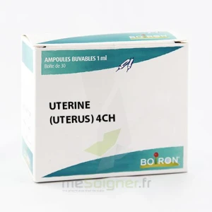 Boiron Uterine 4ch Solution Buvable En Ampoules Boîte De 30 Ampoules