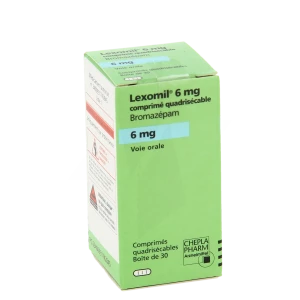 Lexomil 6 Mg, Comprimé Quadrisécable