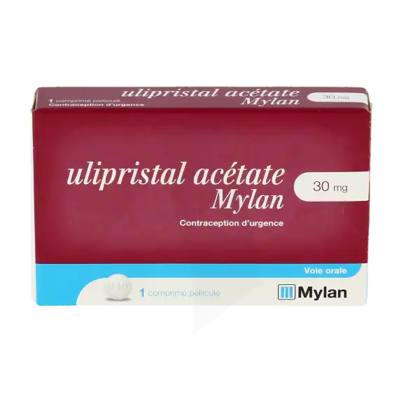 Ulipristal Acetate Viatris 30 Mg, Comprimé Pelliculé