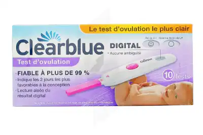Clearblue Test D'ovulation B/10 à Mérignac