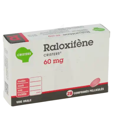 RALOXIFENE CRISTERS 60 mg, comprimé pelliculé