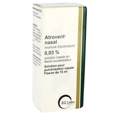 Atrovent Nasal 0,03 Pour Cent, Solution Nasale En Flacon Pulvérisateur à Paris