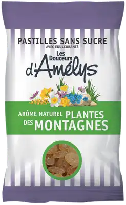 Les Douceurs D'amelys Pastilles Plantes Des Montagnes Sans Sucre Sachet/80g à SEYNOD