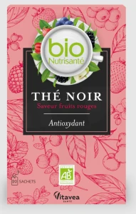 Bionutrisanté Thé Noir Antioxydant Saveur Fruits Rouges