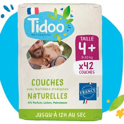 Tidoo Couches Ecologiques T4+ 9-20kg Sachet/48 à Agde