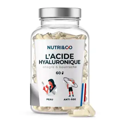 Nutri&co Acide Hyaluronique Gélules B/60 à VERNOUX EN VIVARAIS