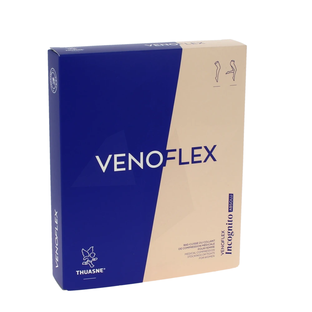 Venoflex Incognito Absolu 2 Bas Cuisse Femme Ambré T2n