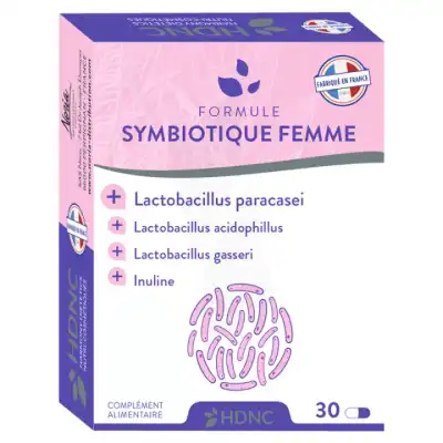 HDNC Formule Symbiotique Femme Capsules végétales gastrorésitantes B/30