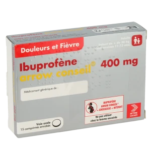 Ibuprofene Arrow Conseil 400 Mg, Comprimé Enrobé