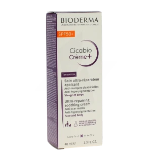 Bioderma Cicabio Crème + Réparatrice Solaire Pour Une Belle Cicatrice Spf50 30 Ml