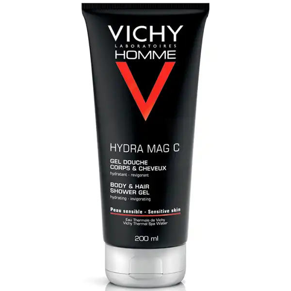 Vichy Homme Hydra Mag-c Gel-douche Hydratant Revigorant Tube/200ml