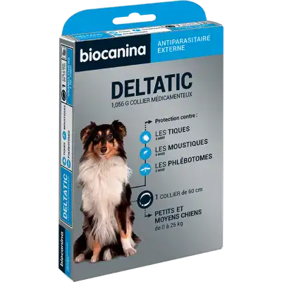 Deltatic 1,056 G Collier Medicamenteux Pour Petits Et Moyens Chiens, Collier Médicamenteux à SAINT-PRYVÉ-SAINT-MESMIN