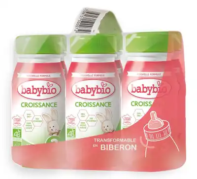 Babybio Croissance Liquide 6x25cl à Genas