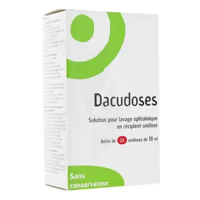 Dacudoses Solution Pour Lavement Ophtalmologique 24unid/10ml à Saint Orens de Gameville