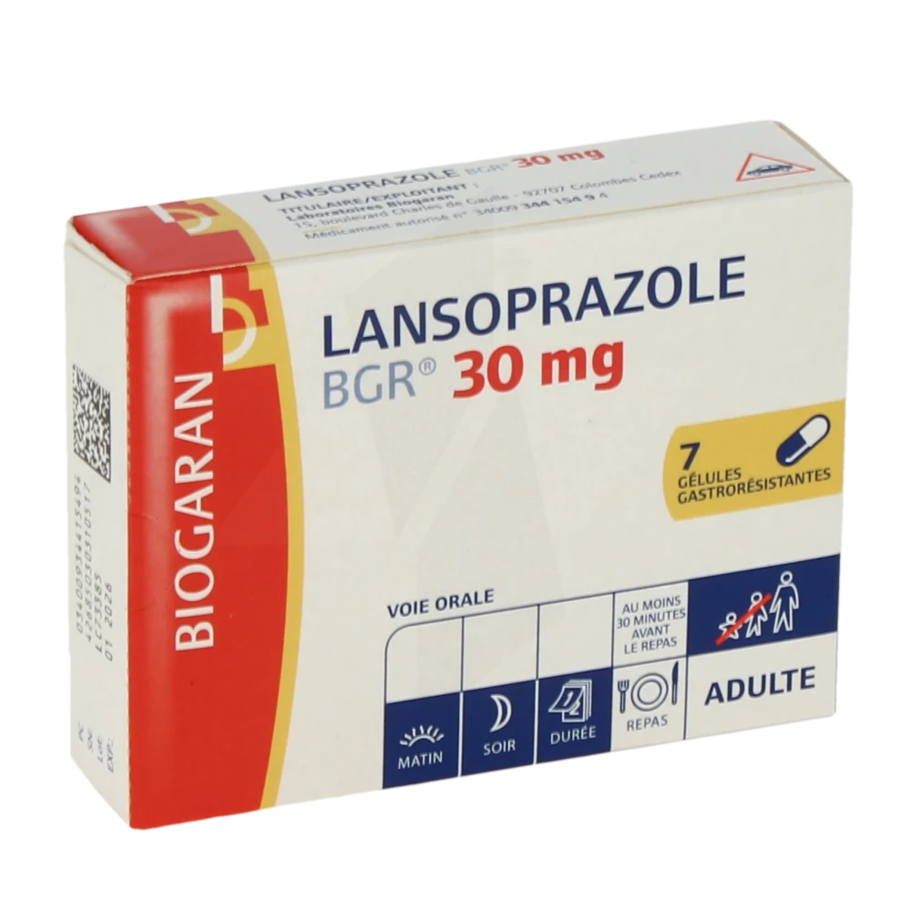 Lansoprazole Bgr 30 Mg, Gélule Gastro-résistante