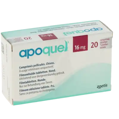 APOQUEL 16 MG COMPRIMES PELLICULES POUR CHIEN, Comprimé pelliculé