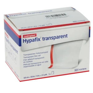 Hypafix Transparent Sparadrap 10cmx10m