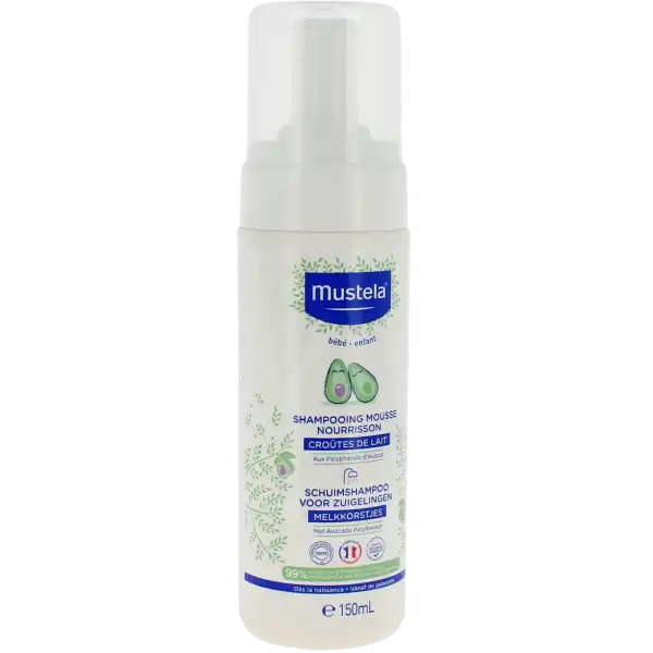 Mustela Bebe Enfant Shampooing Mousse Nourrisson Fl/150ml