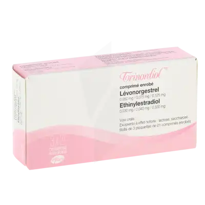 Trinordiol, Comprimé Enrobé à Agen