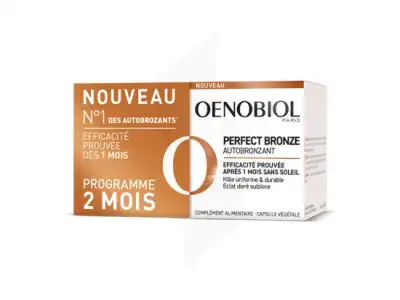 Oenobiol Perfect Bronz Caps Autobronzant 2pots/30 à Paris